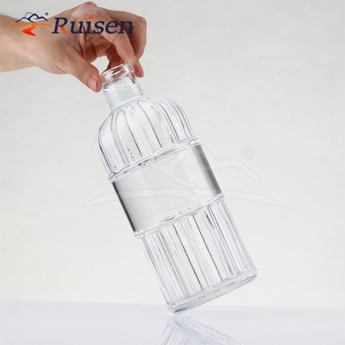 Superflint 750 ML Luxury Bottle Cork top for Liquor Whisky Vodka Rum Gin and Beverages Industry