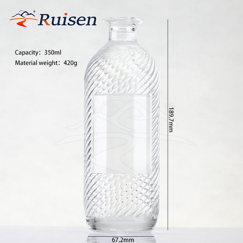 400ml Home Fragrance Scent Clear Perfume Glass Diffuser Supplier 