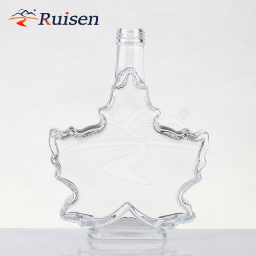 Customized 250ml Super White Glass Bottle for Tequila Brandy Infusion Cover Styles Carton Packing 100ml-750ml Capabilities