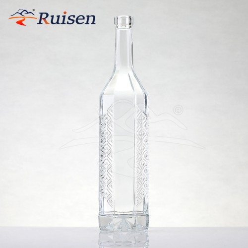 Premium Glass Bottle 500ml Honey Liquid Bottle