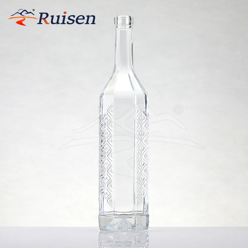 Premium Glass Bottle 500ml Honey Liquid Bottle