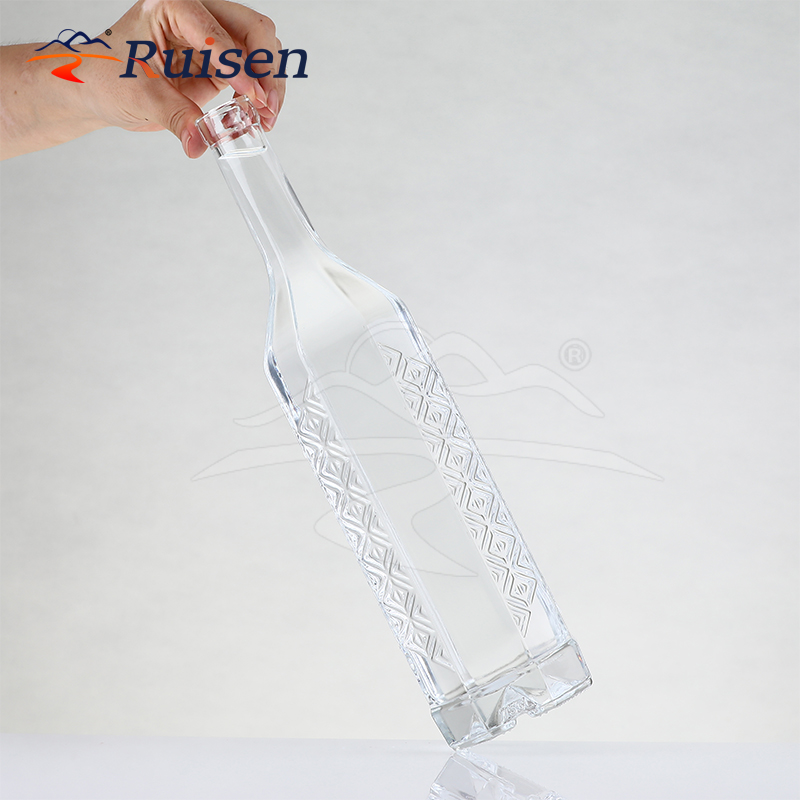 Premium Glass Bottle 500ml Honey Liquid Bottle 