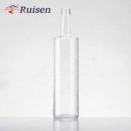 Wholesale Custom 500ml 700ml 750ml Liquor Spirit Glass Bottle for Vodka Gin Whisky Empty Glass Bottle for Whisky Liquor Tequila