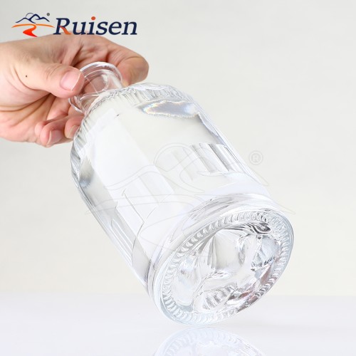 Vodka Bottle Wine Bottle 500ml Gin Bottle Glass Mountain Bottom Modeling Print