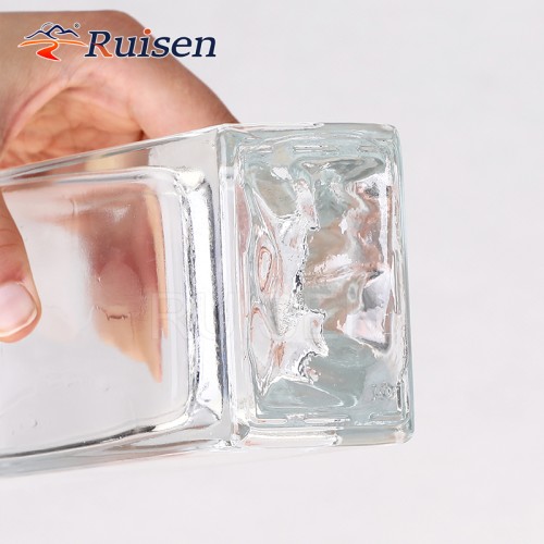 Square Mountain Bottom Super Flint Glass Liquor Bottle Packaging Vodka Glass Bottle 500ml