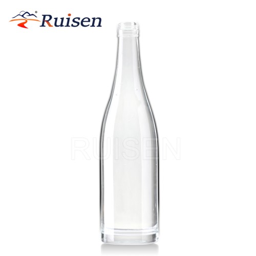 Hot Sale Factory Direct  Glass Whiskey Bottle  Clear Long Neck Vodka Rum Bottles 700ml