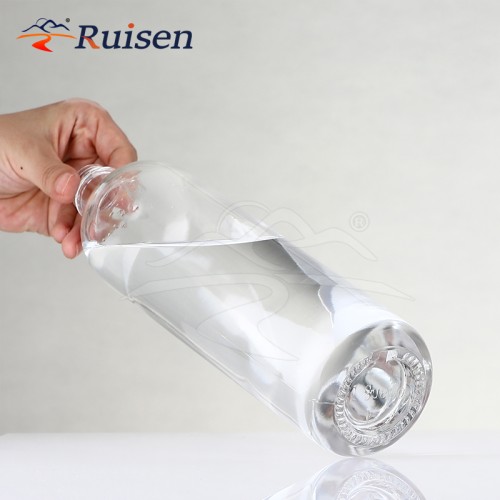 Short Neck Long Shape Glass Vodka Bottles for Liquor 1 Liter 750ml 700 ml Tequila Brandy Spirit Whiskey Bottle With Screw Cap