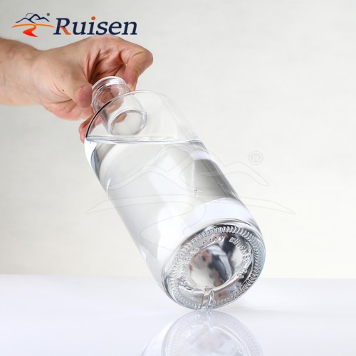 High Quality Custom Transparent 500ml 700ml 750ml Spirits Liquor Bottle Whiskey Gin Vodka Tequila Rum Bottle