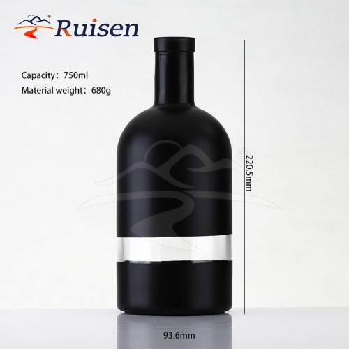 Multi Colors 50ml 100ml 200ml 375ml 500ml 750ml 1000ml Glass Wine Vodka Gin Whisky Bottle Custom Logo Olive Oil Packaging Bottle