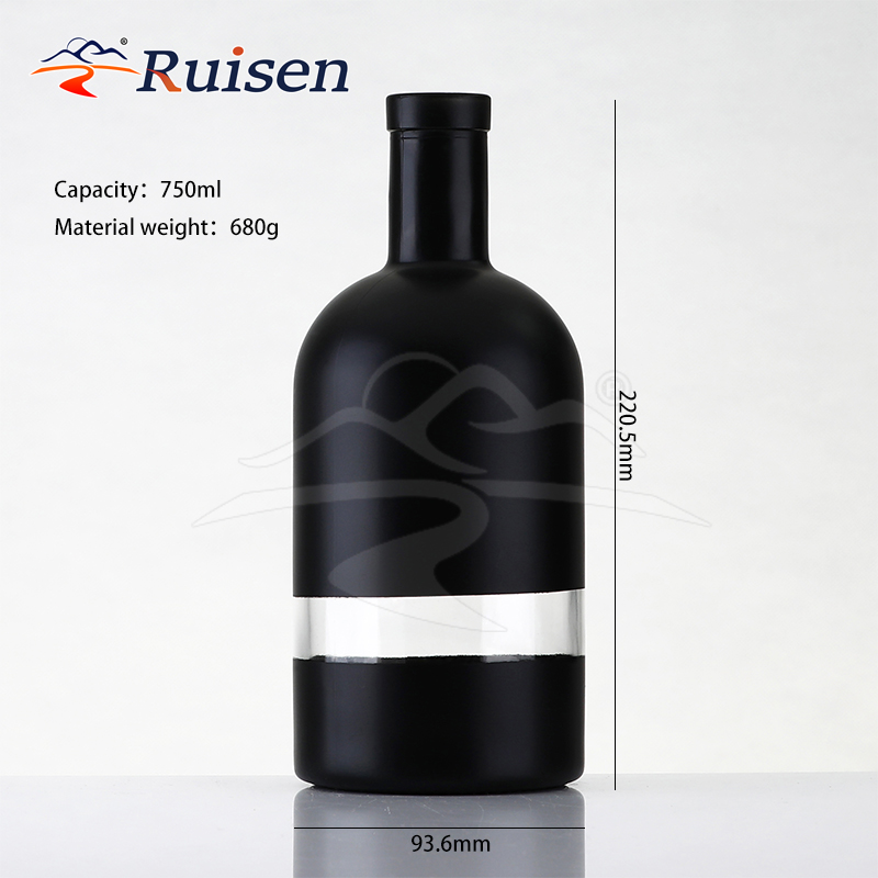 Multi Colors 50ml 100ml 200ml 375ml 500ml 750ml 1000ml Glass Wine Vodka Gin Whisky Bottle Custom Logo Olive Oil Packaging Bottle 