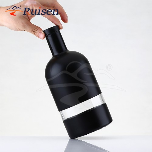 Multi Colors 50ml 100ml 200ml 375ml 500ml 750ml 1000ml Glass Wine Vodka Gin Whisky Bottle Custom Logo Olive Oil Packaging Bottle