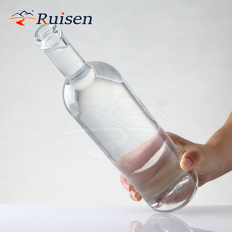 250ml 375ml 500ml 700ml 750ml 1000ml Liquor Gin Whisky Glass Vodka Spirit Bottle for Liquor 