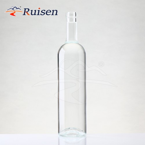 250ml 375ml 500ml 700ml 750ml 1000ml Liquor Gin Whisky Glass Vodka Spirit Bottle for Liquor