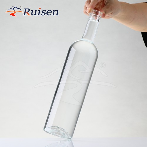 250ml 375ml 500ml 700ml 750ml 1000ml Liquor Gin Whisky Glass Vodka Spirit Bottle for Liquor