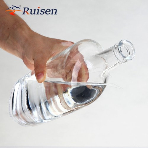 High quality wholesale wine bottle glass vodka glass wine vodka bottle 750ml
