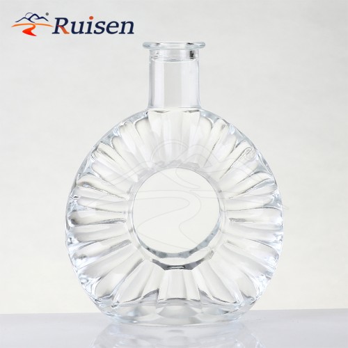 Customised sample guitar shaped whisky vodka tequila bottle 700ml