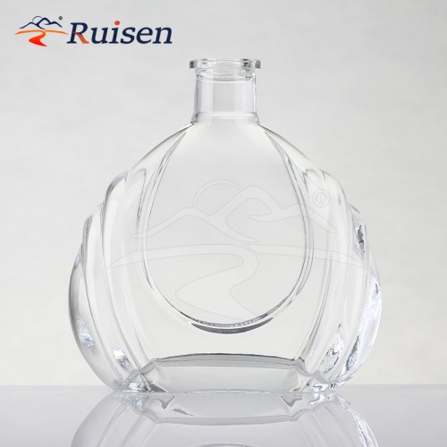 Wholesale Brandy Liquid Rum Tequila Gin Alcohol Vodka Whiskey Glass Bottle 750ml