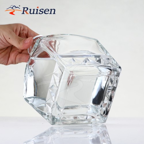 Premium Square Glass Bottles - Customised Whisky / Vodka Glass Bottles in various sizes 750ml
