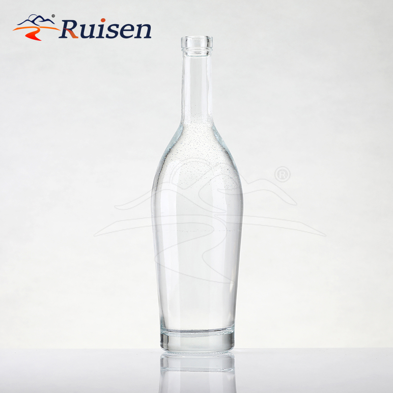 Custom Liqueur 500ml 700ml 750 ml Gin Rum Vodka Whisky Envases Ee Vidrio Para Velas Glass Bottle