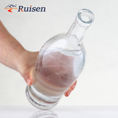 Custom Liqueur 500ml 700ml 750 ml Gin Rum Vodka Whisky Envases Ee Vidrio Para Velas Glass Bottle