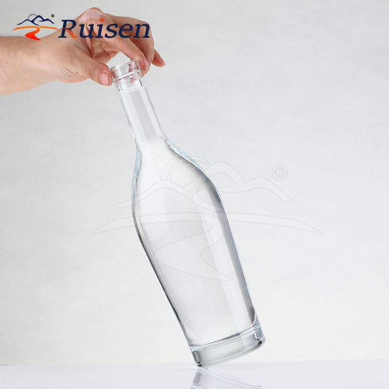 Custom Liqueur 500ml 700ml 750 ml Gin Rum Vodka Whisky Envases Ee Vidrio Para Velas Glass Bottle 