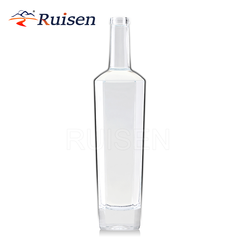 Custom Designed Luxury Glass Bottle Litre Thick Bottom Bottle Pine Nut Wine Glass Bottle 700ml 