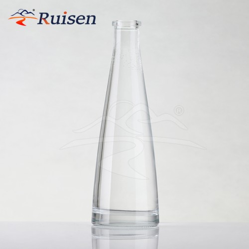 Boli Manufacturer Unique Design Slender Cone-Shaped Bottle Hold Liquor Spirits Vodka Bottle Tequila Whiskey Gin Rum Glass Bottle