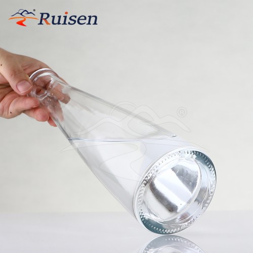 Boli Manufacturer Unique Design Slender Cone-Shaped Bottle Hold Liquor Spirits Vodka Bottle Tequila Whiskey Gin Rum Glass Bottle