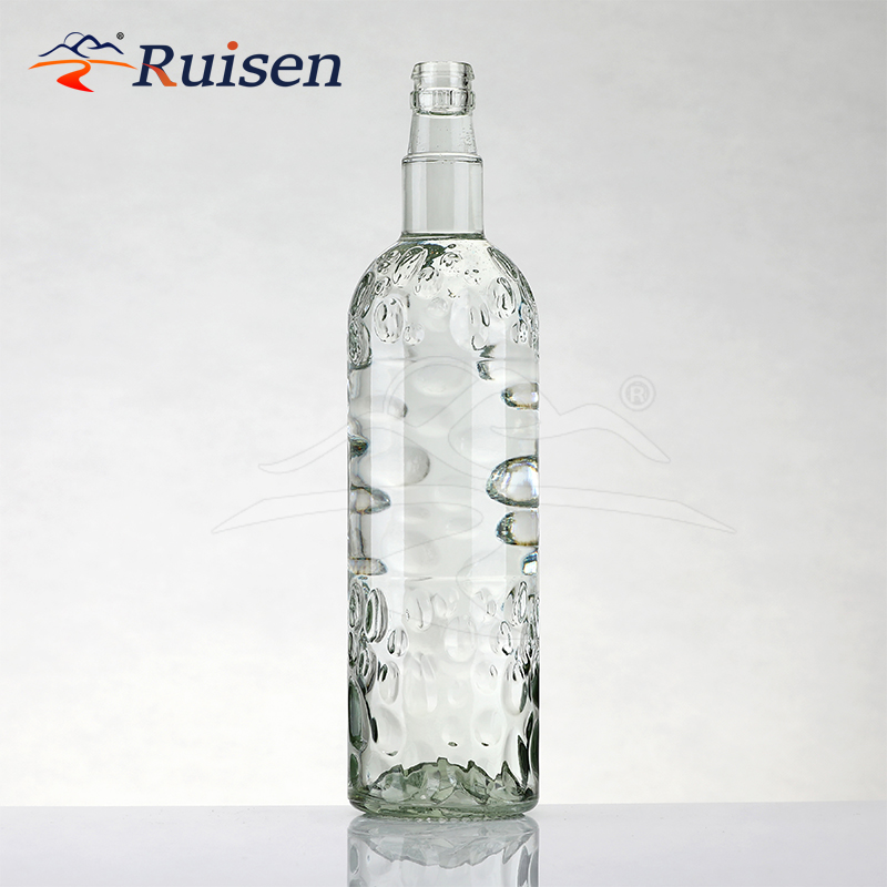Unique Shape Liquor Glass Bottles Spirit Bottle Wine Tequila Whiskey Brandy Vodka RUM Gin 700ml 750ml Glass Bottle