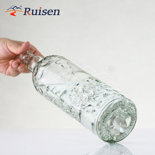 Unique Shape Liquor Glass Bottles Spirit Bottle Wine Tequila Whiskey Brandy Vodka RUM Gin 700ml 750ml Glass Bottle