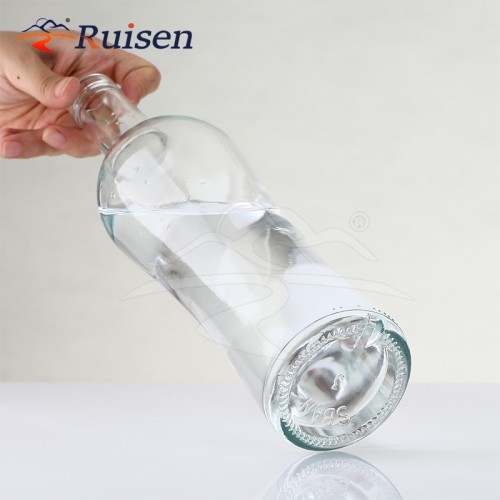 Bar Top Factory Price clear Glass Bottles 700m 750ml Gin Whiskey Vodka Spirit Glass Bottle 500ml 1000ml for Liquor Rum