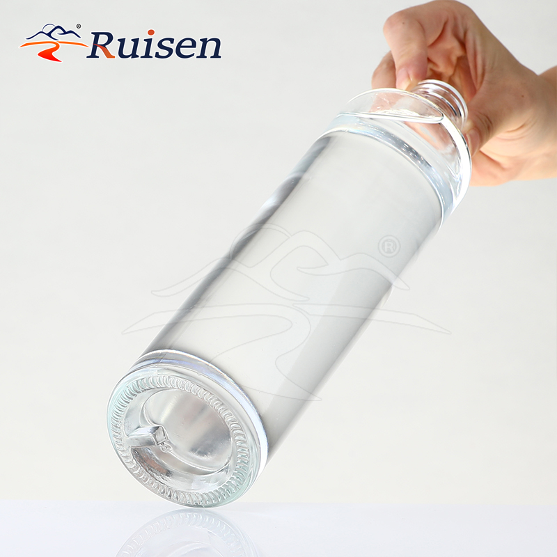 Premium Transparent Glass Bottles for Luxury Brandies Like Whiskey Rum Gin Tequila in Customized Sizes 350ml 500ml 700ml 750ml 