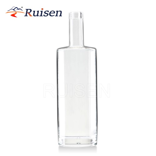 High quality handmade glass wine glass bottle 750ml