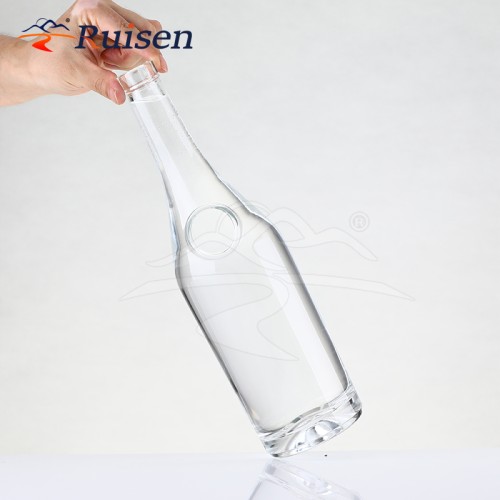 700ml Whisky Brandy Vodka Glass Wine Bottle Vodka Liquor Bottle Empty Round Vodka Bottle