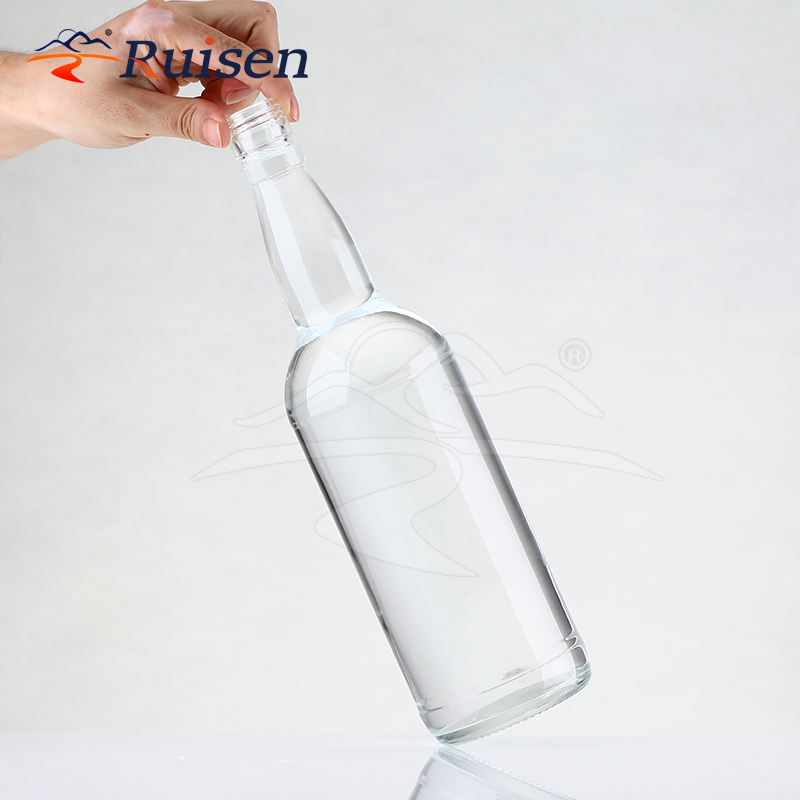 Bulbous Whisky Bottle 75cl 330ml 500ml 700ml 750ml 800ml Liquor Glass Bottle 