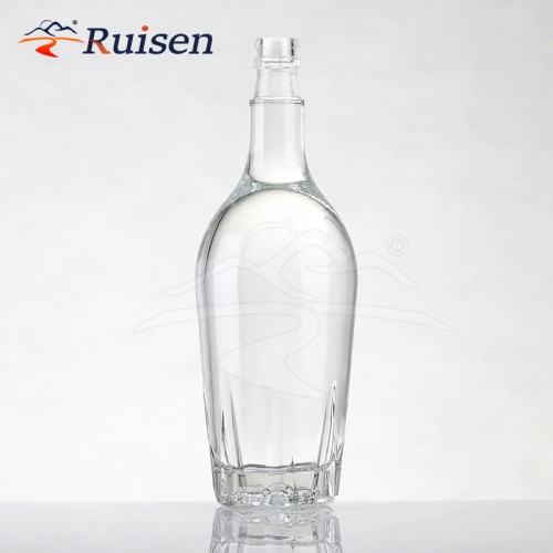 Glass Bottles for Wine Empty Carton-Box Screen-Printed Design for Branding Spices Free Sample Available