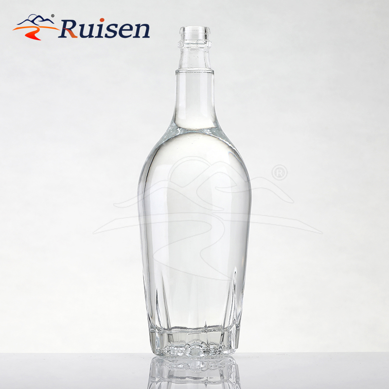 Glass Bottles for Wine Empty Carton-Box Screen-Printed Design for Branding Spices Free Sample Available